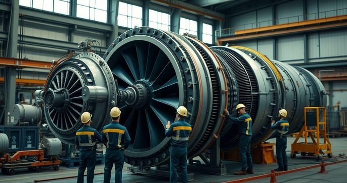 Instalação de turbinas industriais: Guia passo a passo para eficiência Instalação de turbinas industriais: Guia passo a passo para eficiência
