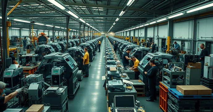 Montagem industrial em Minas Gerais é a chave para o crescimento econômico regional