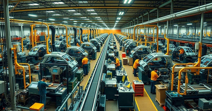 Montagem industrial Minas Gerais: execução técnica com qualidade regional