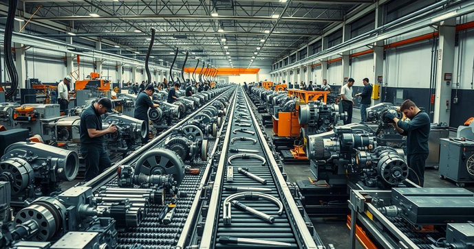 Montagem industrial: Execução Eficiente