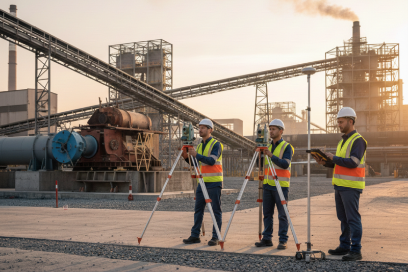 Topografia Industrial: Garantindo Precisão e Eficiência para Seus Equipamentos